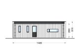 Houten prefab woning BELLA 2 PV (Geïsoleerd, Bbl), 60 m² specificatie 4