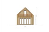 Blokhut SARA S met zolder (44 mm + gevelbekleding), 27 m² specificatie 3
