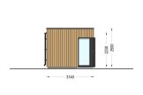 Tuinkantoor PREMIUM (34 mm + gevelbekleding), 5x3 m, 13 m² specificatie 5
