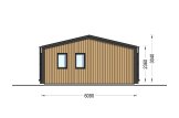 Houten huis ANGELA (44 mm + gevelbekleding), 43 m² specificatie 3