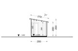 Buitensauna VIGOR (44 mm), 5.3x2.5 m, 4.9 m² specificatie 6