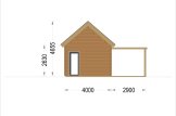 Houten huis ADALINE S (44 mm), 45 m² specificatie 3