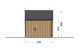 Houten huis SELIA (Geïsoleerd, 34 mm + gevelbekleding), 44 m² specificatie 4