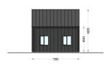 Houten prefab woning ALINA PV (Geïsoleerd, Bbl), 46 m² specificatie 6