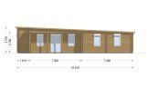 Let op: Houten huis VICTORIA S (66+66 mm) , 171 m² specificatie 4