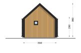 Prefab houten tuinhuis SALLY (34 mm + gevelbekleding), 20 m² specificatie 4