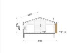 Houten huis ELIZA S (44 mm + gevelbekleding), 115 m² specificatie 6
