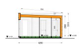 Houten huis LUCIA 1 RV (Geïsoleerd, Bbl), 57 m² specificatie 7