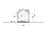 Tuinhuis blokhut CLOCKHOUSE (34 mm), 4x3 m, 12 m² specificatie 6