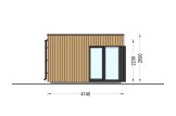Tuinkantoor PREMIUM (34 mm + gevelbekleding), 5x4 m, 18 m² specificatie 5