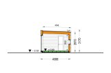 Houten prefab woning BELLA I PV (Geïsoleerd, Bbl), 46 m² specificatie 6