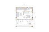 Blokhut SARA S met zolder (44 mm + gevelbekleding), 27 m² specificatie 1