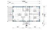 B-Ware: Houten huis DONNA S (Geïsoleerd PLUS, 44+44 mm), 63 m² specificatie 1