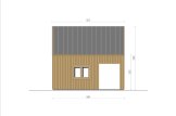 Blokhut SARA S met zolder (44 mm + gevelbekleding), 27 m² specificatie 4