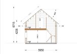 Houten huis LANGON S (44+44 mm), 95 m² specificatie 7