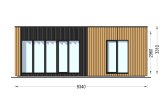 Houten huis LUCIA 1 RV (Geïsoleerd, Bbl), 57 m² specificatie 2