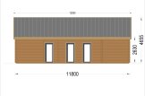 Houten huis ADALINE S (44 mm), 45 m² specificatie 4