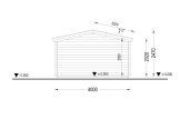 Tuinhuis blokhut OLYMP (34 mm), 4x3 m, 12 m² specificatie 6