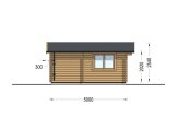 Tuinhuis blokhut NINA (44 mm), 5x5 m, 25 m² specificatie 3