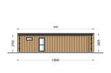 Houten huis PREMIUM S (Geïsoleerd, 34 mm + gevelbekleding), 10,5x4,5 m, 47 m² specificatie 4