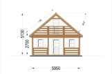 Houten huis LIVINGTON S (Geïsoleerd, 44+44 mm), 50 m² specificatie 3