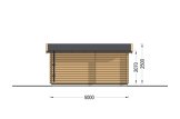 Tuinhuis blokhut OSLO (44 mm), 5x4 m, 20 m² specificatie 4