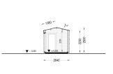 Buitensauna SERENE (34 mm + gevelbekleding), 5.3x2.5 m, 5 m² specificatie 6