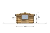 Tuinhuis blokhut RENNES (34 mm), 4x3 m, 12 m² specificatie 2