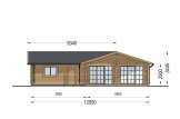 Houten huis ADELE S (Geïsoleerd, 44+44 mm), 60 m² specificatie 4