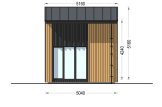 Prefab houten tuinhuis SOPHIA RV (Geïsoleerd, Bbl), 20 m² met 15 m² zolder specificatie 3