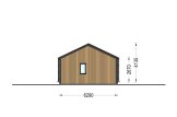 Houten huis NICOLE S (Geïsoleerd, 66 mm + gevelbekleding), 66 m² specificatie 3