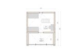 Blokhut SARA S met zolder (44 mm + gevelbekleding), 27 m² specificatie 2