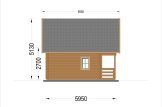 Houten huis LIVINGTON S (Geïsoleerd, 44+44 mm), 50 m² specificatie 4