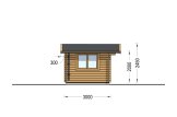 Tuinhuis blokhut RENNES (34 mm), 4x3 m, 12 m² specificatie 3
