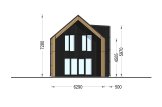 Houten huis ASTRID PV S (44 mm + gevelbekleding), 99 m² specificatie 2