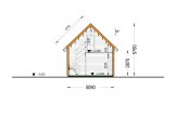 Houten huis KARINA (Geïsoleerd, 34 mm + gevelbekleding), 46 m² specificatie 7