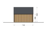 Houten huis ALINA (34 mm + gevelbekleding), 46 m² specificatie 4