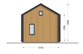 Prefab houten tuinhuis SARA RV (Geïsoleerd, Bbl), 20 m² met 15 m² zolder specificatie 5