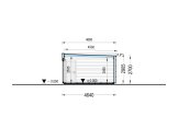 Houten huis PREMIUM S (Geïsoleerd, 34 mm + gevelbekleding), 10,5x4,5 m, 47 m² specificatie 6
