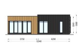 Houten huis MALLY RV (Geïsoleerd, Bbl), 70 m² specificatie 2