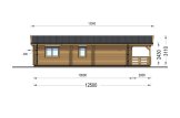 B-Ware: Houten huis DONNA S (Geïsoleerd PLUS, 44+44 mm), 63 m² specificatie 3