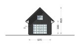 Houten prefab woning KARINA PV (Geïsoleerd, Bbl), 46 m² specificatie 3