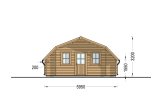 Houten garage TEXAS (44 mm), 6x6 m, 36 m² specificatie 4
