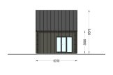 Houten prefab woning SELIA PV (Geïsoleerd, Bbl), 44 m² specificatie 6