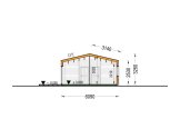 Houten huis SELENE (Geisoleerd, 44 mm + gevelbekleding), 54 m² specificatie 6