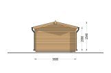 Houten garage CLASSIC (34 mm), 3,6x5,4 m, 20 m² specificatie 4