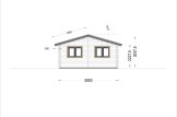 Houten huis AGNES S (Geïsoleerd, 44+44 mm), 75 m² specificatie 3