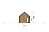 Houten huis ADALINE (Geïsoleerd, 34 mm + gevelbekleding), 50 m² specificatie 3