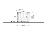 Tuinhuis blokhut OAK (34 mm), 6x3 m, 16 m² specificatie 6