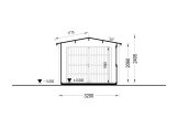 Houten garage CLASSIC (34 mm), 3,2x5,2 m, 16 m² specificatie 6